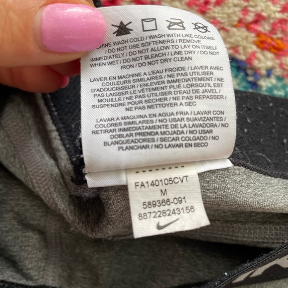 Womens Nike Pro Capri Grey M - Picture 4 of 8